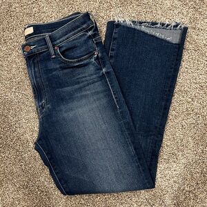 Mother Inside Crop Step Fray in Sweet & Sassy